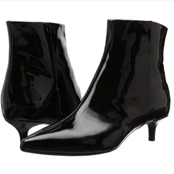 Taryn Rose Shoes - Taryn Rose Nora Patent Leather Booties, Size 8